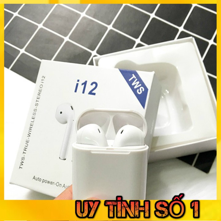 Hàng xịn tai bluetooth i12s nghe đều 2 bên