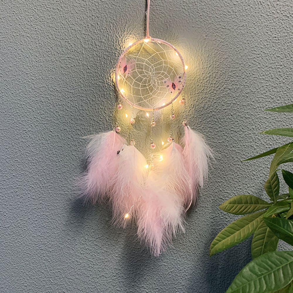 Lưới Bắt Giấc Mơ Có Đèn Trang Trí Lãng Mạn