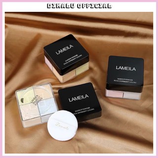 Phấn phủ bột Lameila 4 màu tuỳ chọn -  Phấn phủ nội địa Trung kiềm dầu, kháng nước, lâu trôi LPP1