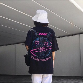 UNISEX - ÁO THUN BAD RABBIT - ÁO THUN TAY LỞ FORM RỘNG CỰC CHẤT