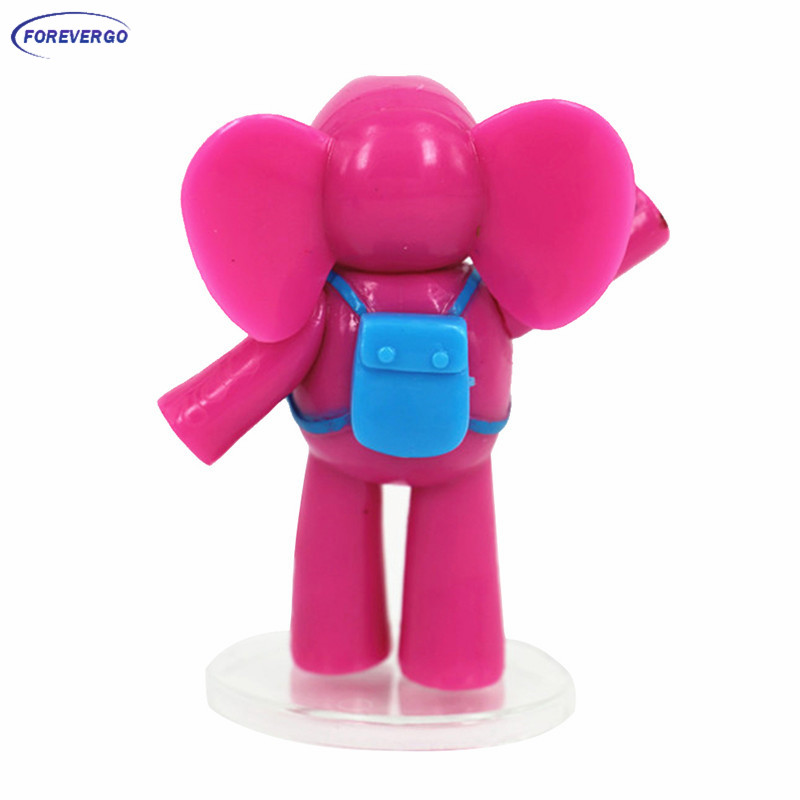 Set 5 Mô Hình Động Vật Hoạt Hình Dễ Thương Trang Trí Bàn Làm Việc