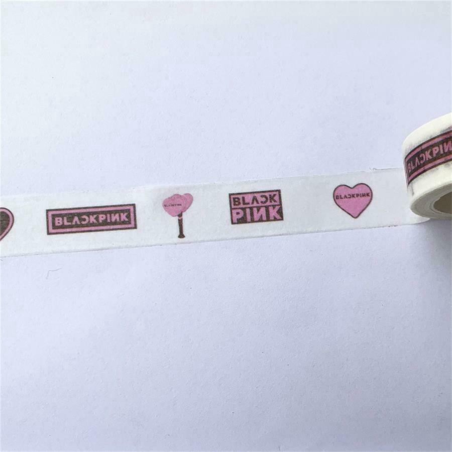 Băng Keo Washi Họa Tiết Bts / Blackpink /  Izone Dễ Thương Dùng Trang Trí