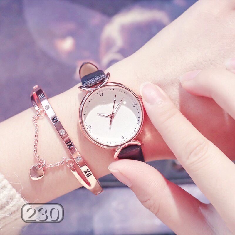 [Mã FAMARAL2 giảm 10K đơn 50K]ĐỒNG HỒ NỮ HAZO D230 DÂY NHUYỄN LOVELY PHONG CÁCH HÀN QUỐC | BigBuy360 - bigbuy360.vn