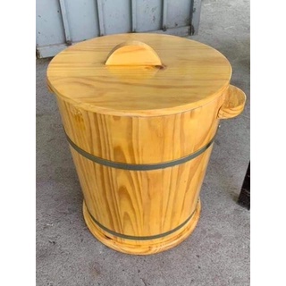 Thùng đựng gạo 10kg gỗ thông