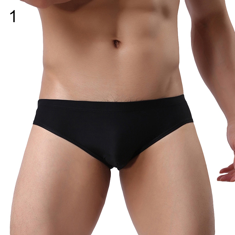 Quần Lót Nam Vải Lụa Lạnh Màu Sắc Thời Trang