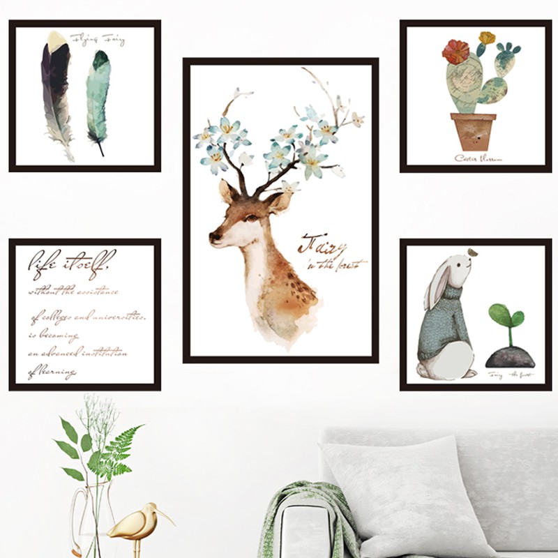 Sticker Decal Dán tường các mẫu khung tranh siêu đẹp Beautifullhouse