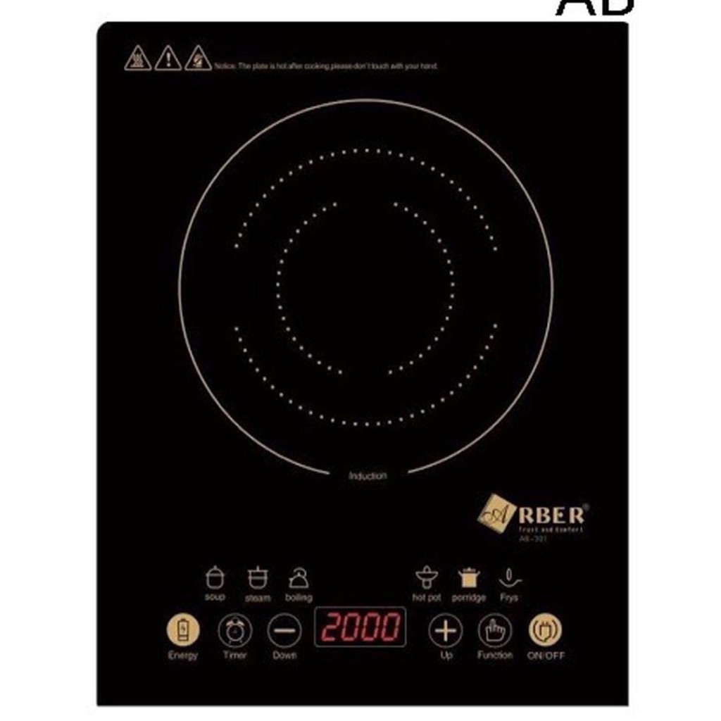 Bếp điện từ đơn thương hiệu Arber.