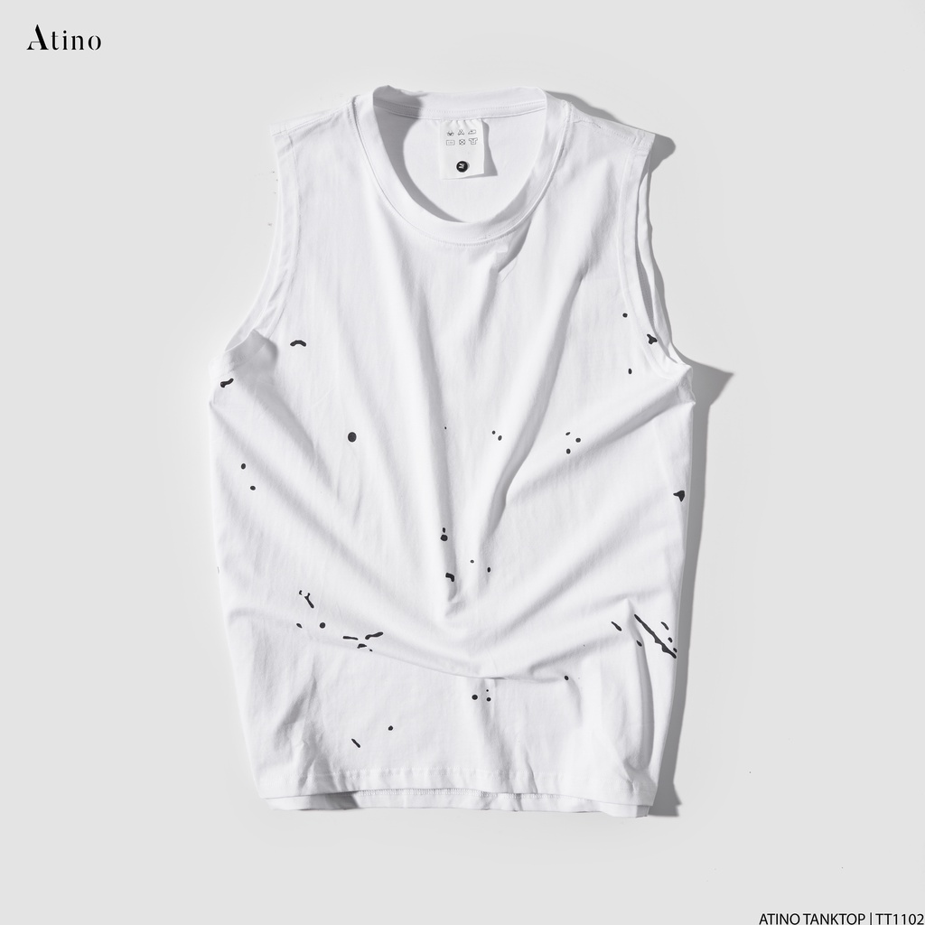 Áo Tank Top Nam STAR ATINO Chất Cotton Thoáng Mát form Regular TT1102