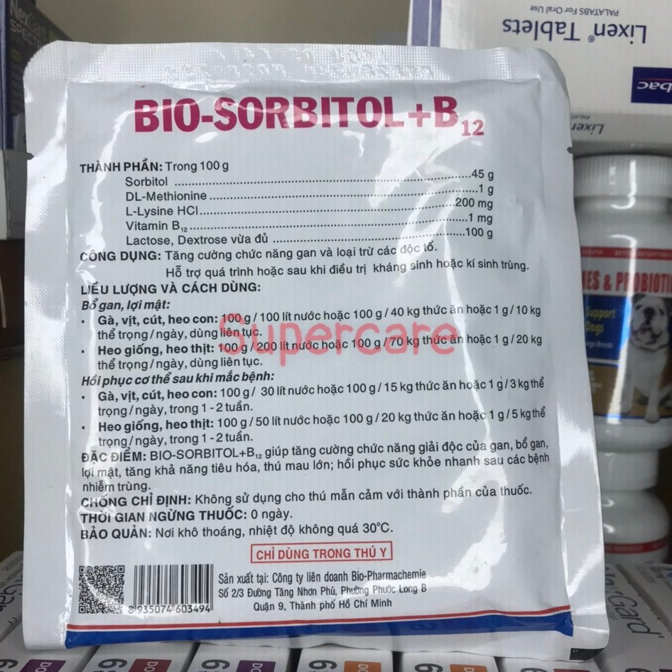 Bio Sorbitol+B12 100Gr - Giải Độc Mát Gan