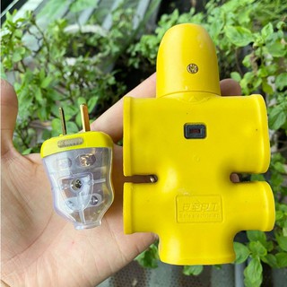 Ổ cắm, phích cắm đúc. chống vỡ, chịu tải cao 5000w có đèn báo điện