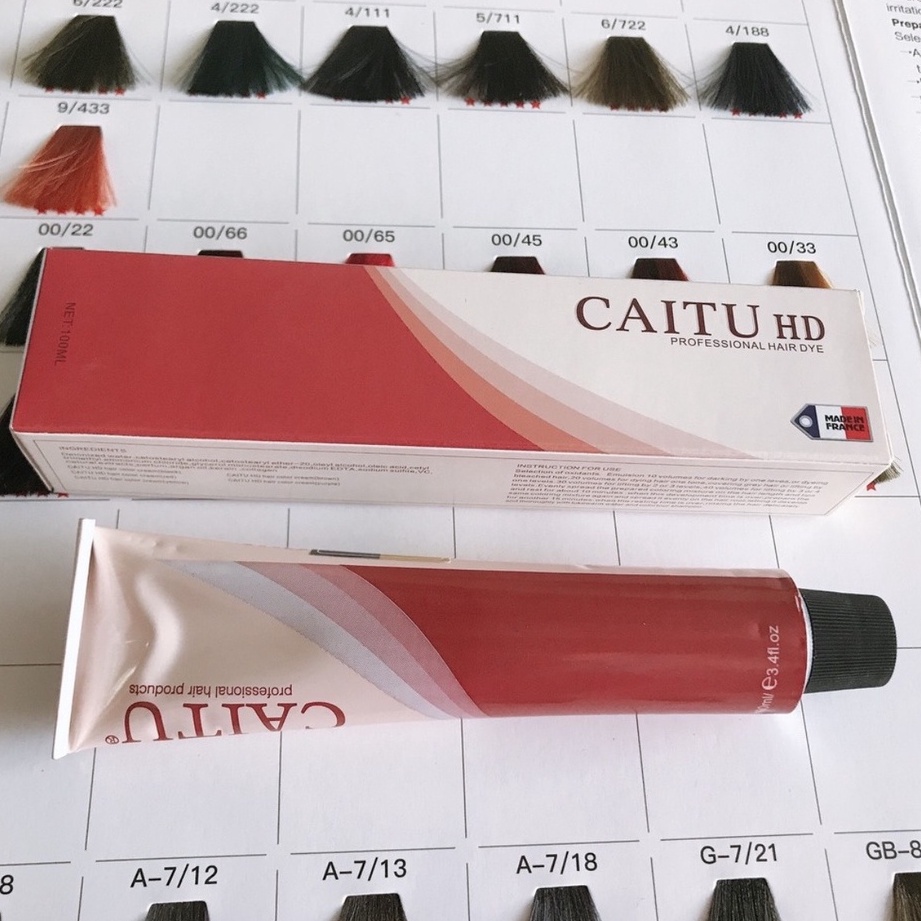 Thuốc nhuộm tóc nâu trà sữa HOT COLORKING CAITU