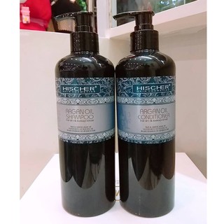Cặp dầu gội và dầu xả Hischer argan collagen 500ml ( chính hãng )