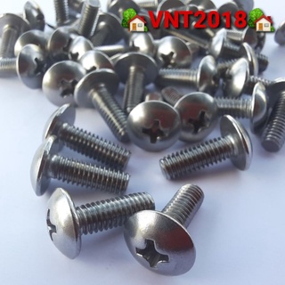 Bulông dù m4 inox 304 đầu vít