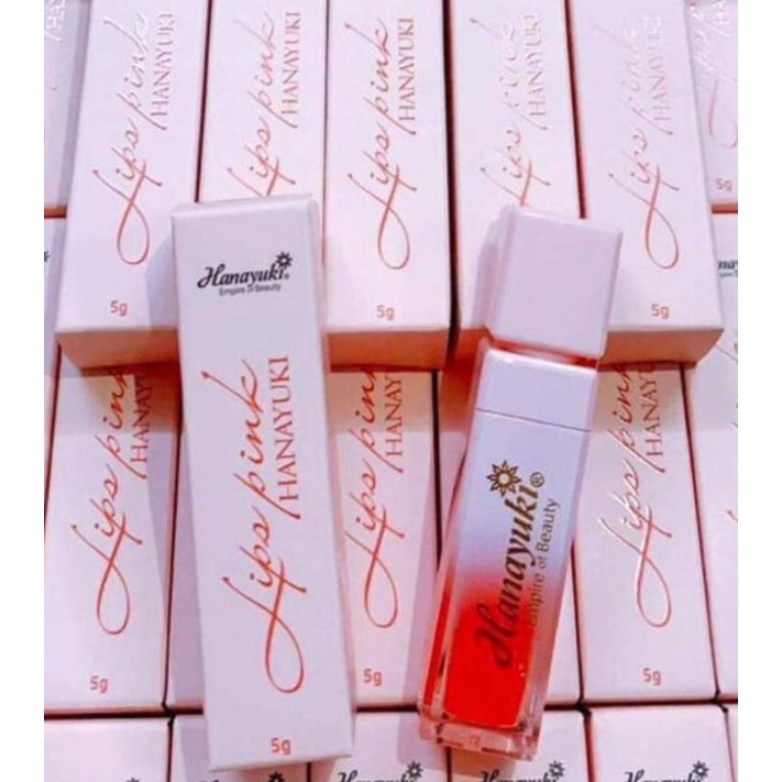 Son Dưỡng Hồng Môi Lips Pink Hanayuki tuýt 5g