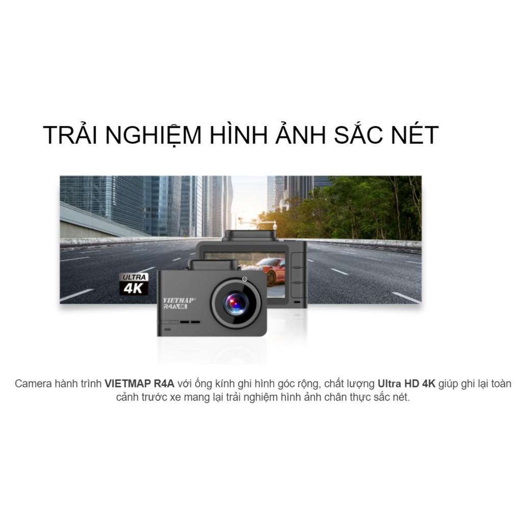 [Miễn phí lắp đặt nội thành HCM] Camera hành trình Vietmap R4A + Thẻ nhớ 128GB | BigBuy360 - bigbuy360.vn
