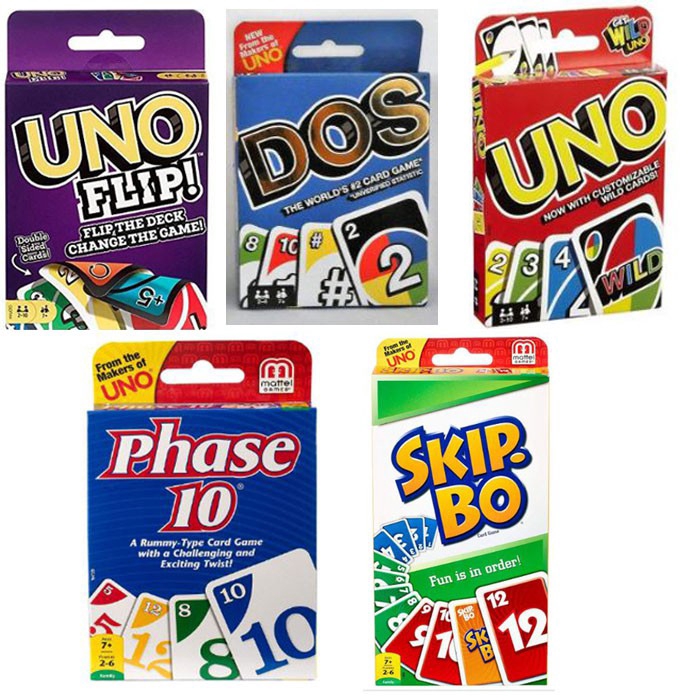 Bộ Bài Uno / Uno / Dos / Phase 10 Cái