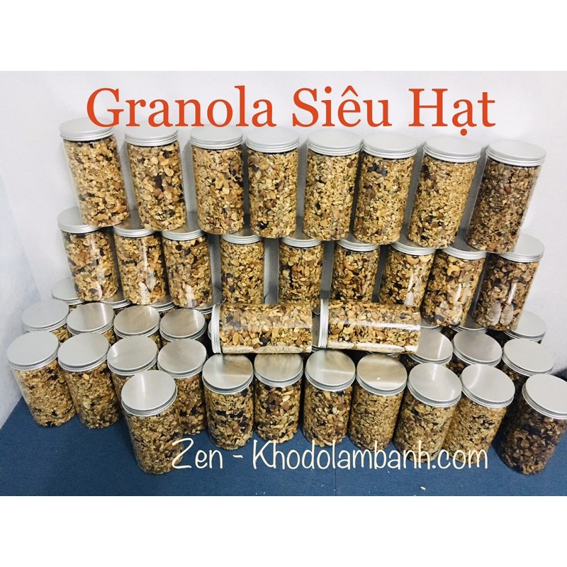 [Có Review từ khách] Granola siêu hạt, ngũ cốc ăn kiêng