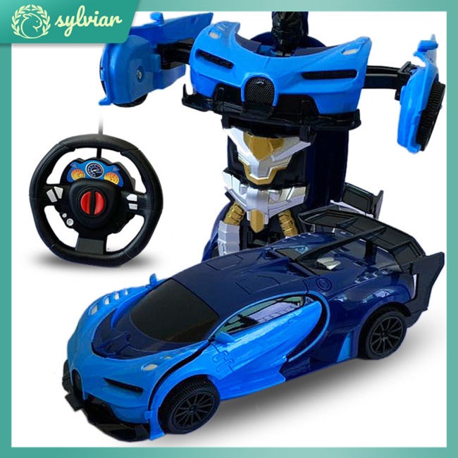 Đồ Chơi Robot Biến Hình Xe Hơi Điều Khiển Từ Xa Tỉ Lệ 1 / 24