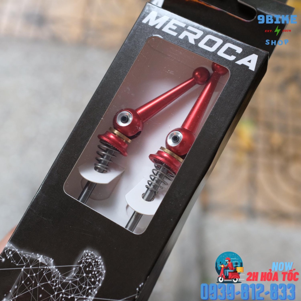 Cặp ti đùm chất liệu titan MEROCA chuẩn QR 100/135