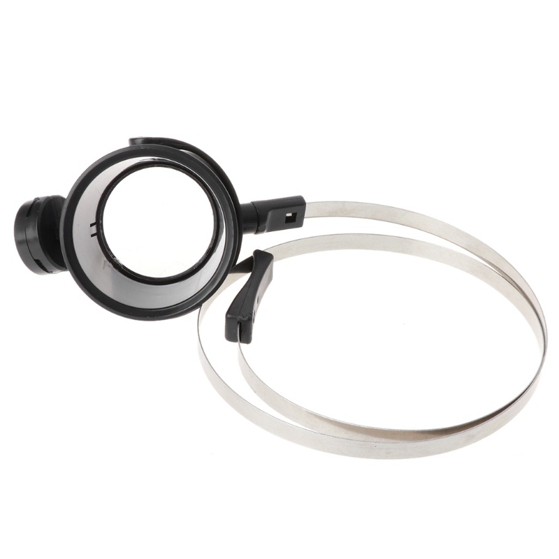 Kính Lúp Đeo Đầu Phóng Đại 10 Lần Có Đèn LED Hỗ Trợ Sửa Chữa Đồng Hồ / Trang Sức