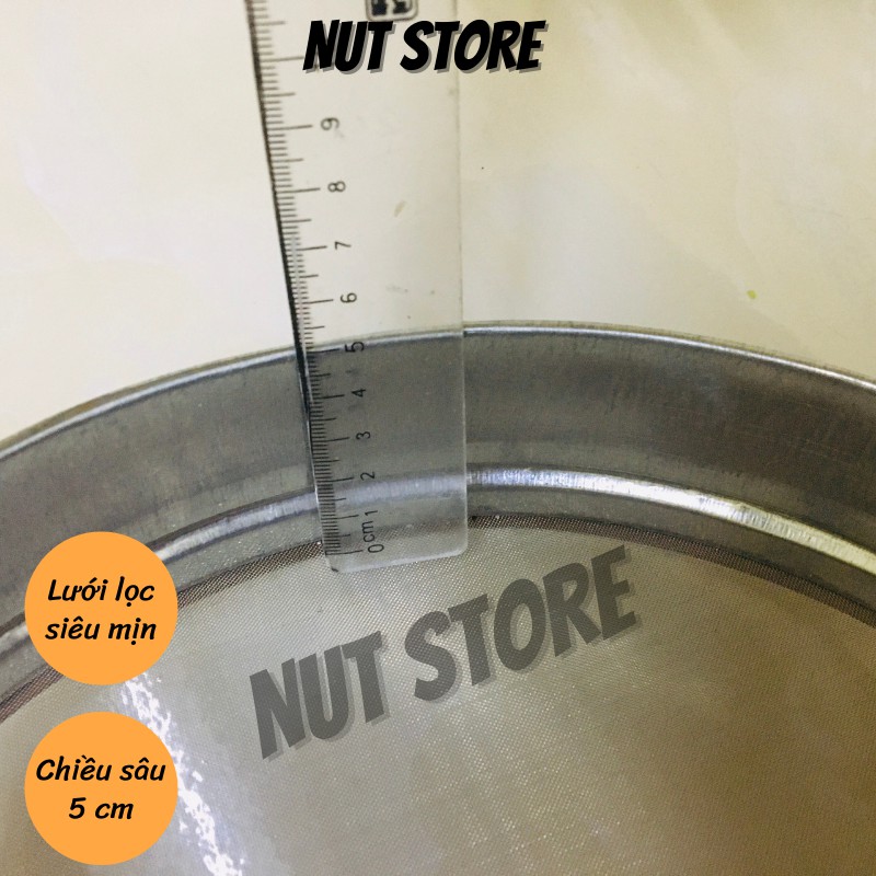 Rây lọc mịn sữa hạt Nut Store đường kính 25cm