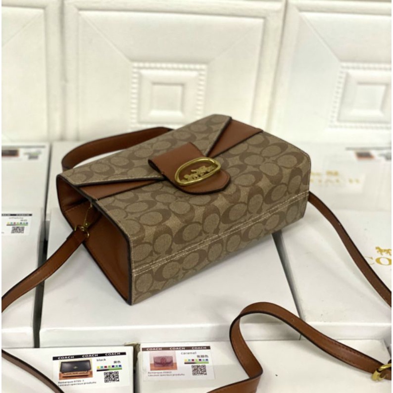 TÚI C.O.A.C.H VUÔNG XUẤT XỊN SIZE 24CM