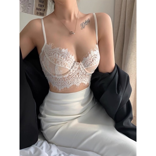 B30 | Áo Bra Ren Mềm Mại Có Gọng Có Đệm Lót Nâng Nhẹ Có Móc Cài Sau Lưng La Perbra - B30