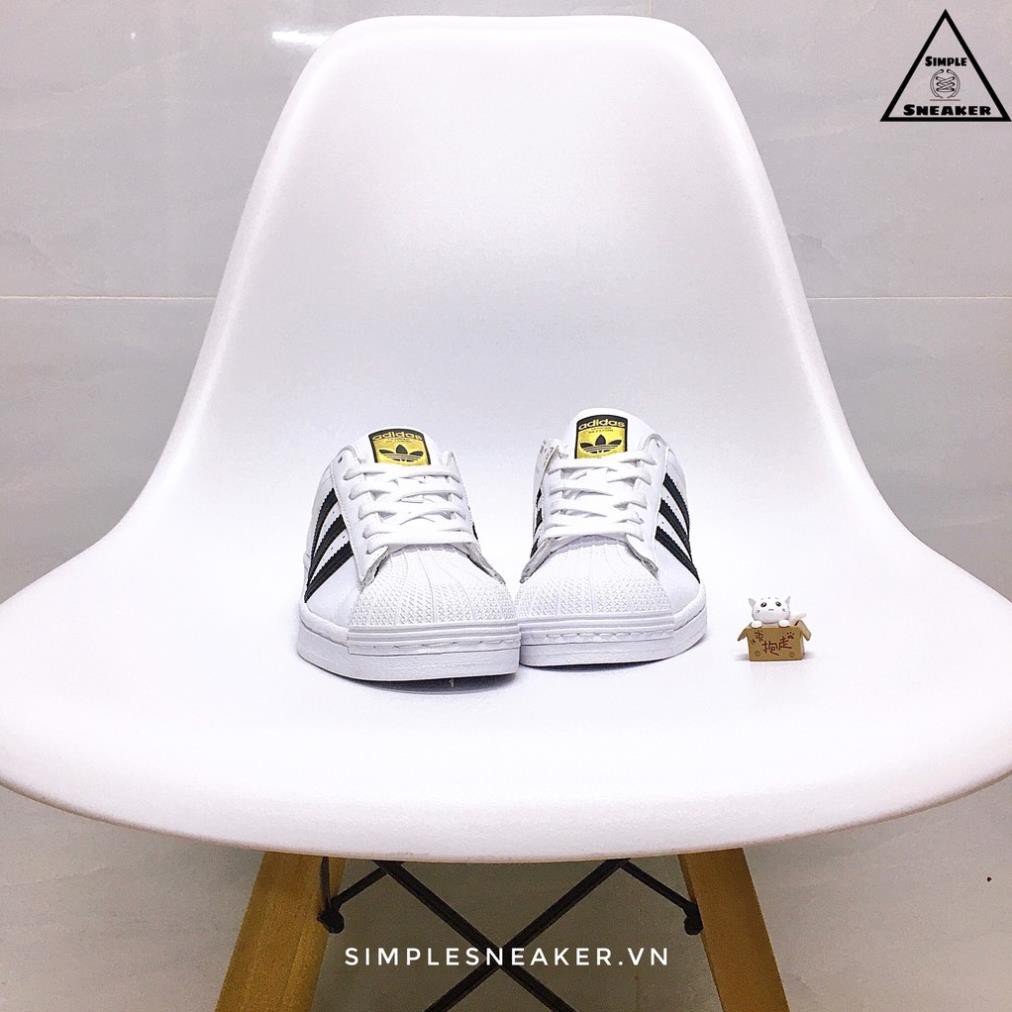 [Hạ Giá] Giày Adidas Chính Hãng 🔴FREESHIP🔴 Adidas Super Star Mũi Sò - Giày Adidas Superstar Tem Vàng Chuẩn Auth