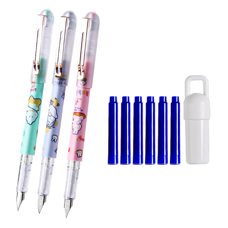 Set 6 Bút Bơm Mực Di Động Tiện Dụng