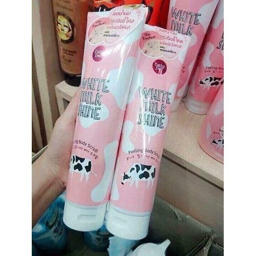 TẨY TẾ BÀO CHẾT TOÀN THÂN SỮA BÒ CATHY DOLL WHITE MILK SHINE PEELING BODY SCRUB - 320ML | BigBuy360 - bigbuy360.vn