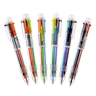 Bút Bi 6 Ngòi 6 Màu Độc Đáo