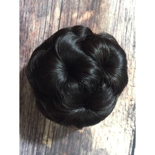 Búi tóc giả hoa trà