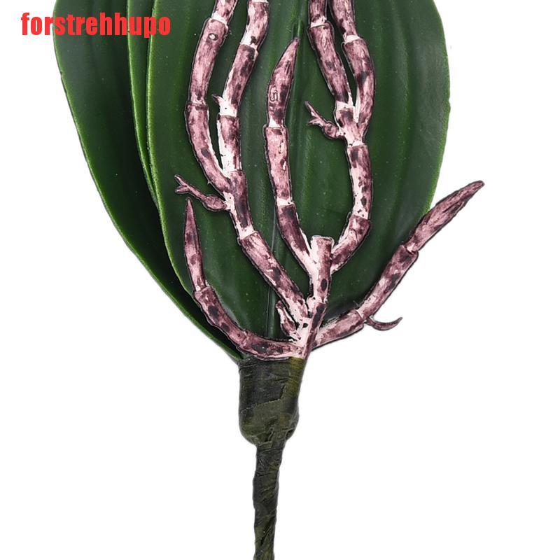 {forstrehhupo}Artificial Green Rose Leaves/Butterfly Orchid Silk Leaf Beauty Plant Decor New