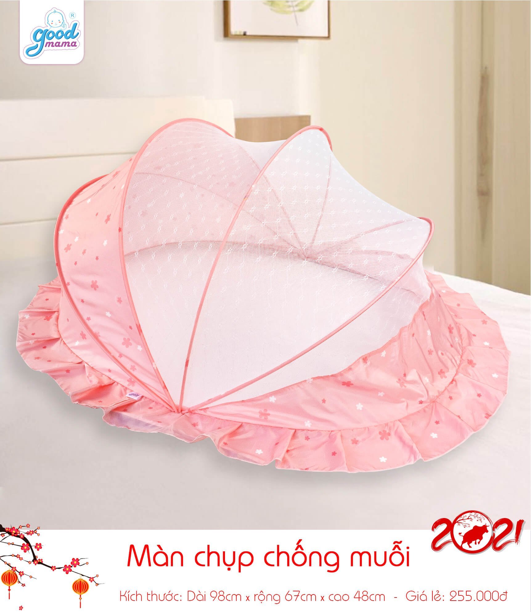 Màn chụp chống muỗi trẻ em Good Mama