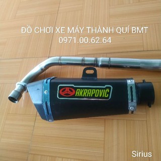 Pô độ Akrapovic kèm cổ Pô Sirius