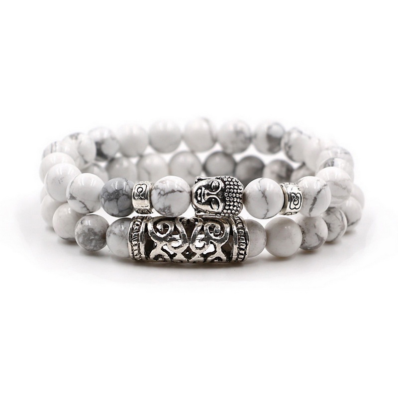 Set 2 Vòng Tay Chuỗi Hạt Phật Giáo Cho Nam Và Nữ