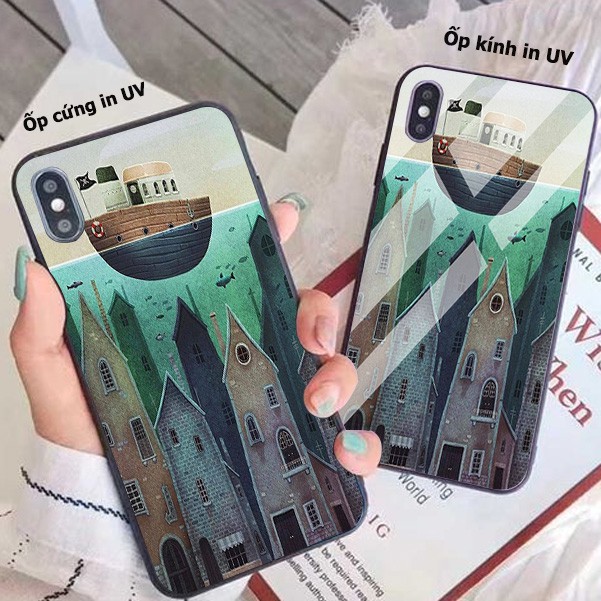 Vỏ bao ốp lưng iphone 12 pro max rẻ thành phố Atlantis dưới nước iphone 6s/6/7/8 plus/x/xr/xs max/11 promax Scenery0006