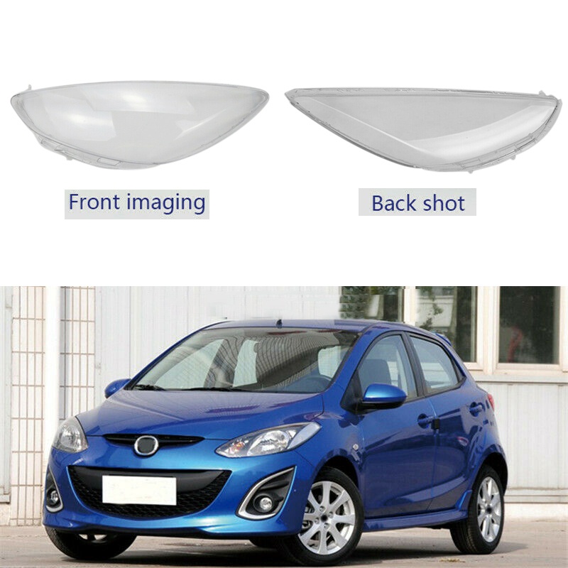 Đèn pha ô tô Vỏ đèn Bóng râm Nắp trong suốt Đèn pha Kính pha Nắp đậy ống kính cho Mazda 2 2007-2012