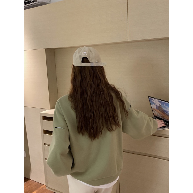 Áo Nỉ Sweater nữ Cao cấp Hàn Quốc Áo Sweater nữ Form rộng In hình Ulzzang Thời trang | BigBuy360 - bigbuy360.vn