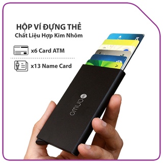 Ví Đựng Thẻ Ngân Hàng ATM Card, Hộp Để Danh Thiếp Name Card, Chất Liệu Hợp Kim Nhôm Cao Cấp Nhỏ Gọn