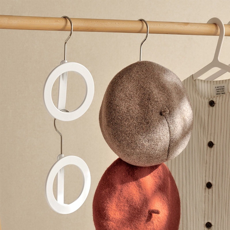 Giá Treo Khăn Choàng / Nón Có Thể Xếp Chồng Tiện Dụng Cho Phòng Ngủ