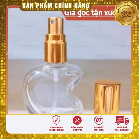 Vỏ Chai lọ chiết nước hoa hình táo thủy tinh 10ml đựng dầu thơm , phụ kiện du lịch