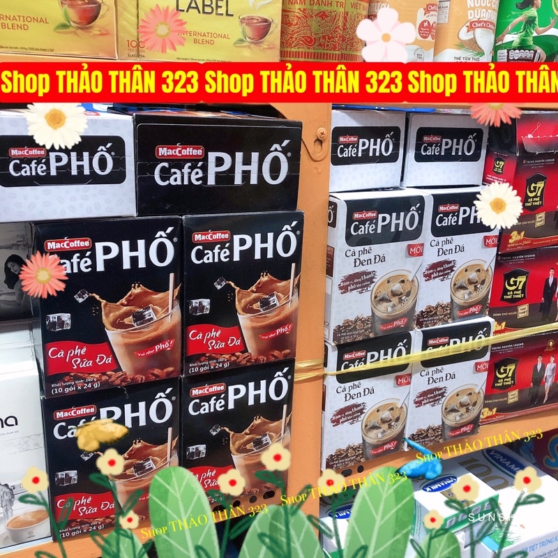 Cà Phê Phố Sữa Đá MacCoffee (10 gói)