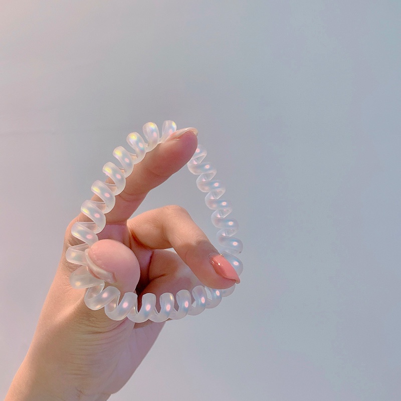 Dây buộc tóc kiểu dây điện thoại phong cách Hàn Quốc xinh xắn thời trang