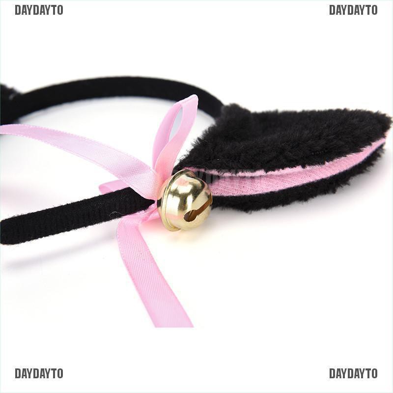 Cài Tóc Tai Mèo Đính Chuông Thời Trang Cho Nữ