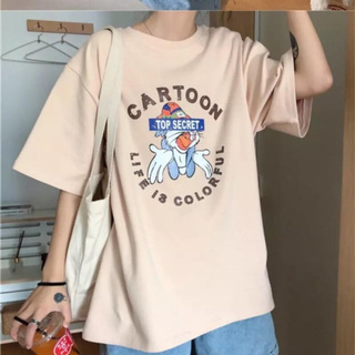 Áo cartoon tay lỡ