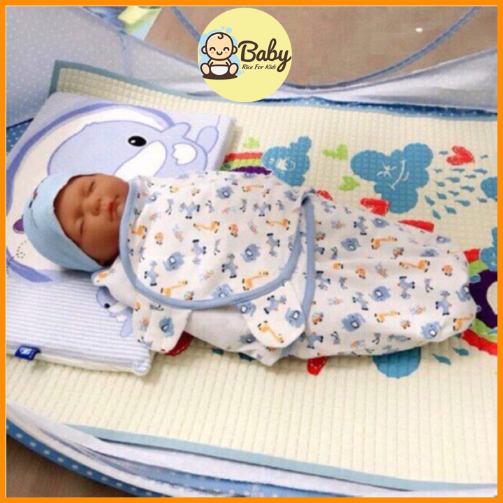 Ủ Kén Cho Bé Sơ Sinh Summer Chất Cotton Mềm Mại An Toàn Đồ Sơ Sinh BabyRice 096