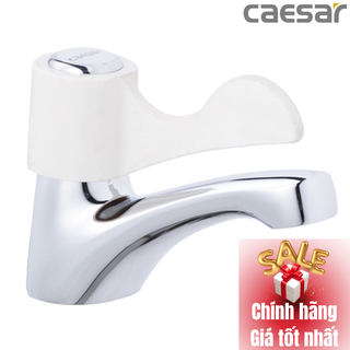 Vòi chậu lavabo caesar b027c lạnh tay nhựa