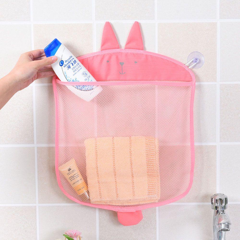 NICKOLAS Giỏ Đựng Đồ Chơi Treo Tường Nhà Tắm Họa Tiết Hoạt Hình Dễ Thương Xinh Xắn