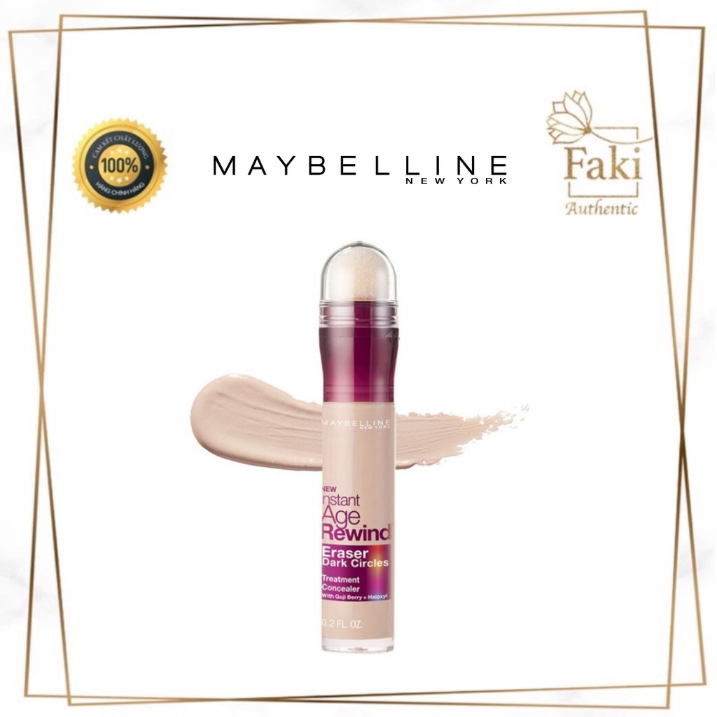 Che Khuyết Điểm MAYBELLINE Dạng Bút Cushion maybeline Instant Age REWIND ERASER DARK CIRCLES 60 ml